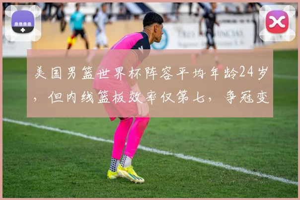 美国男篮世界杯阵容平均年龄24岁，但内线篮板效率仅第七，争冠变数大